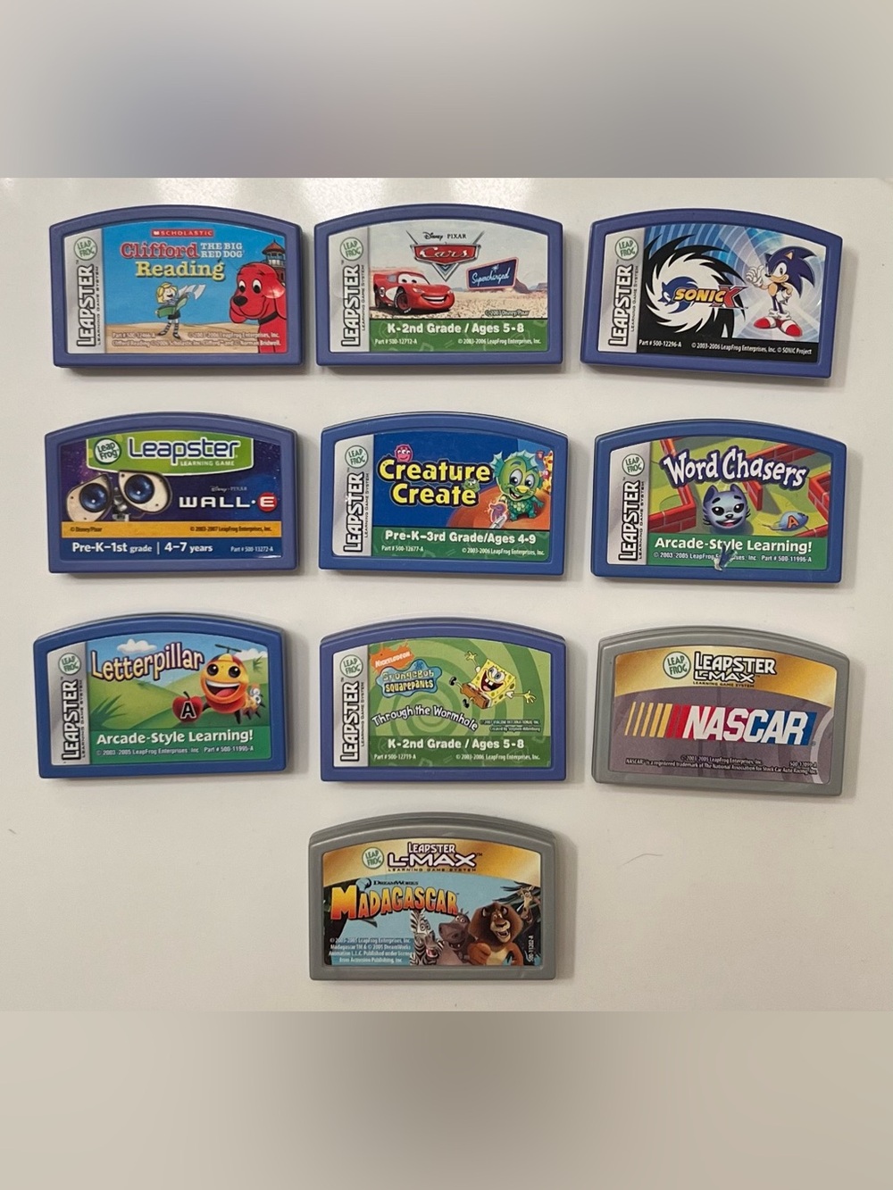 LeapFrog Leapster and Leapster L-Max Games